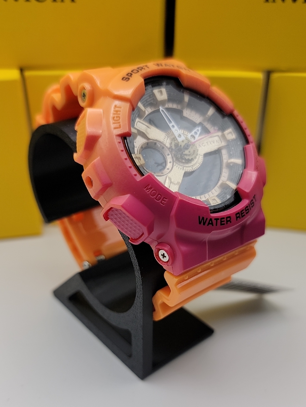 NWT Activa X Invicta Mens Watch Pixel A Tequila Sunrise ACW499-014 Unisex 50mm - Picture 6 of 13